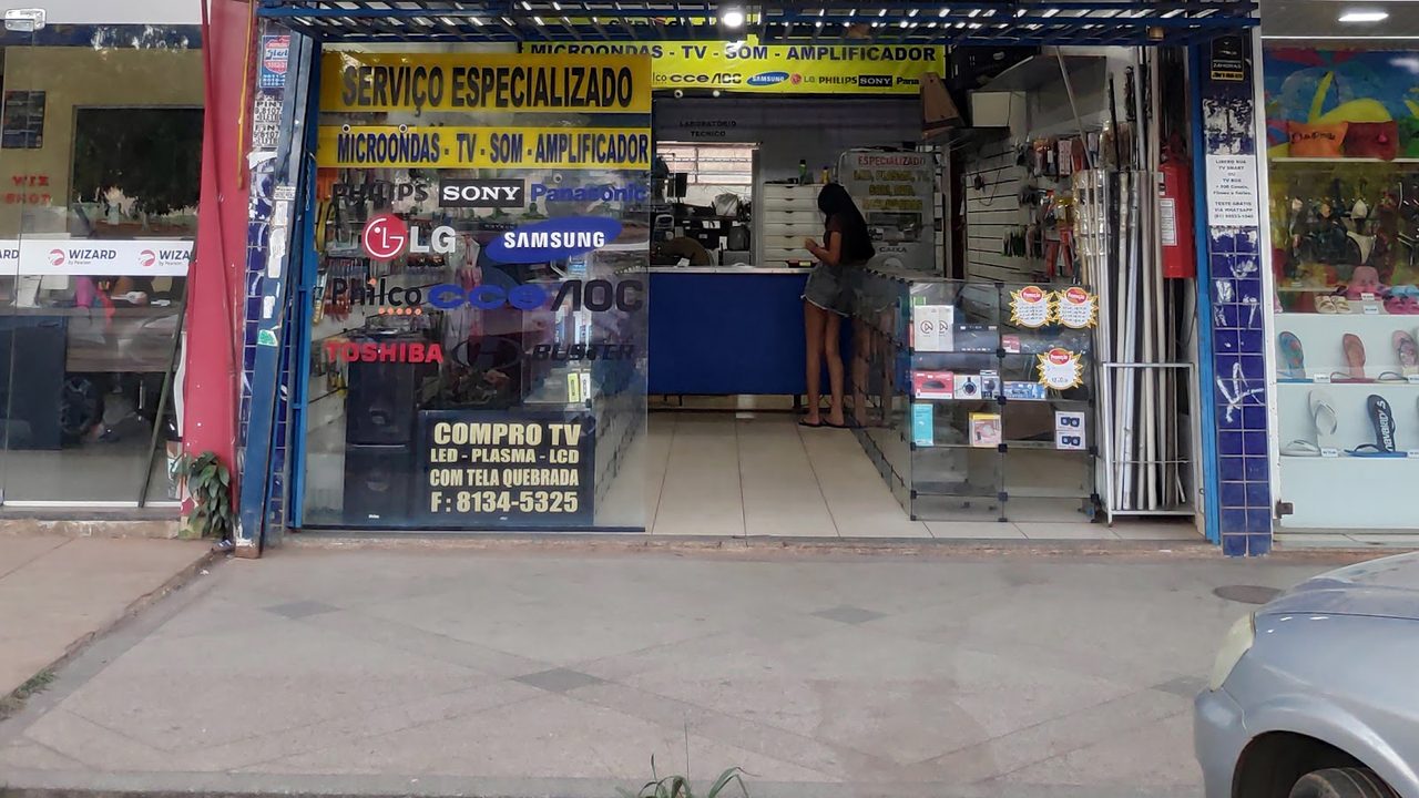 Vitrine da Hosken com as marcas de TV atendidas